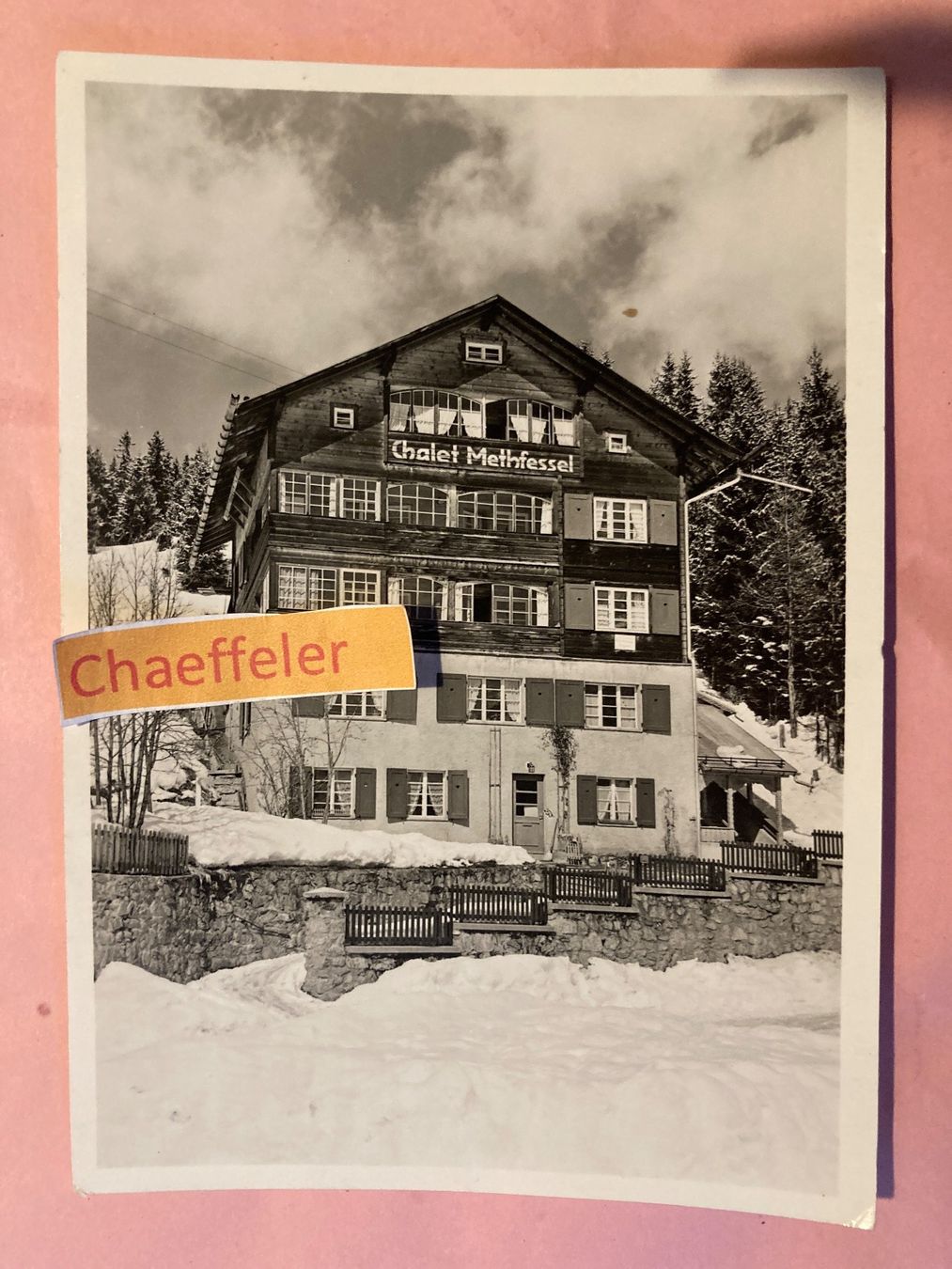 Cartes postales: Arosa, Chalet Methfessel – D'occasion à Zürich par Chaeffeler