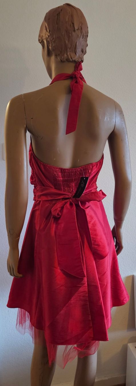 Vestiti: Neues festliches, rotes Kleid, Grösse L – Nuovo e nell'imballaggio originale da Basel venduto da Mazzo84 1