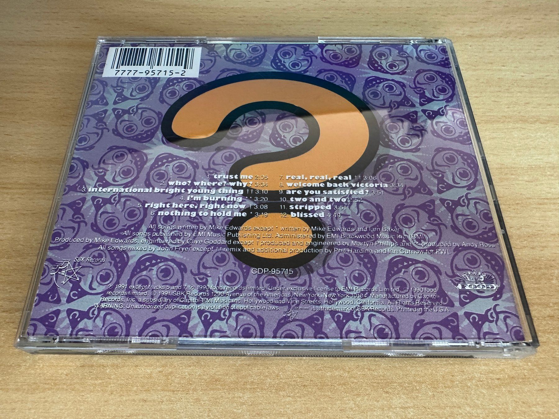 CD: V1 Jesus Jones – Doubt – Usato da Rikon im Tösstal venduto da Alpenmutz 1