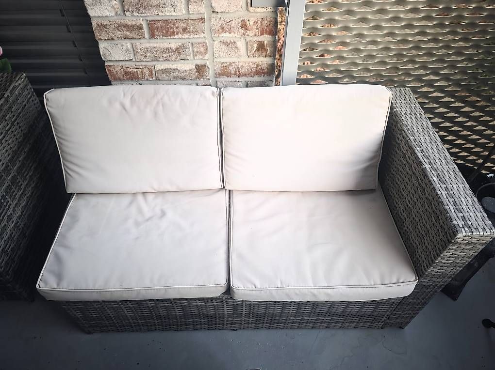 Sofas: Polyrattan Gartenlounge – Gebraucht aus Möhlin von Giapa 2