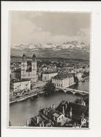 AK ca.1945 Zürich und die Alpen