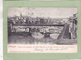 Italien Firenze Florenz Ponti Vecchio 1905