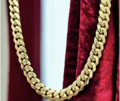 Panzerkette 14K Gold massiv Gliederkette sehr gut erhalten