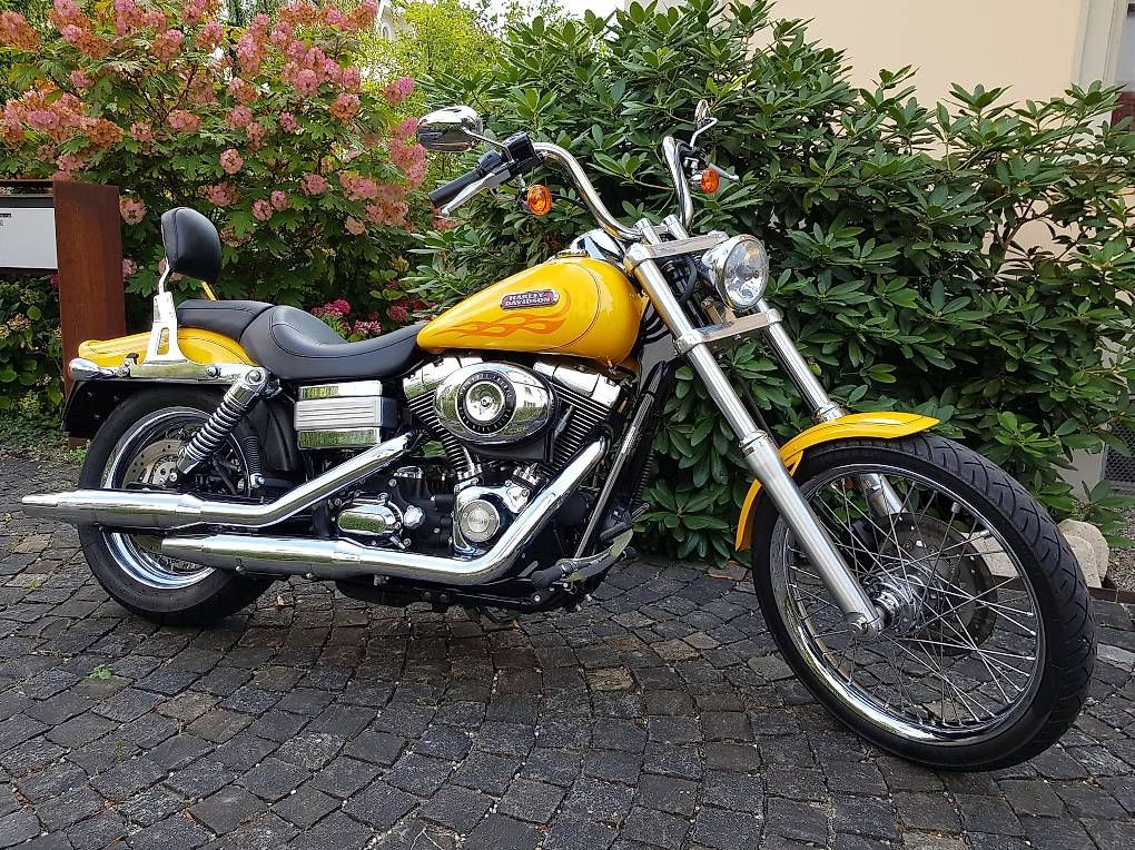 Harley-Davidson Chopper: Harley-Davidson FXDWG Dyna Wide Glide - Modell 2007 – Usato da Solothurn venduto da Steve52