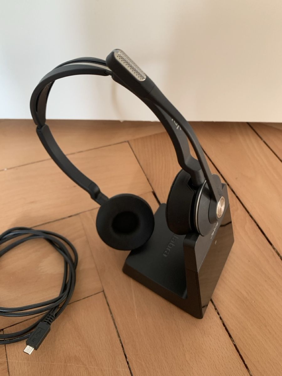 Jabra Cuffie: Jabra Evolve 75 MS Stereo Headset Inkl. Ladestation – Nuovo (secondo la descrizione) da Luzern venduto da chiron22 2