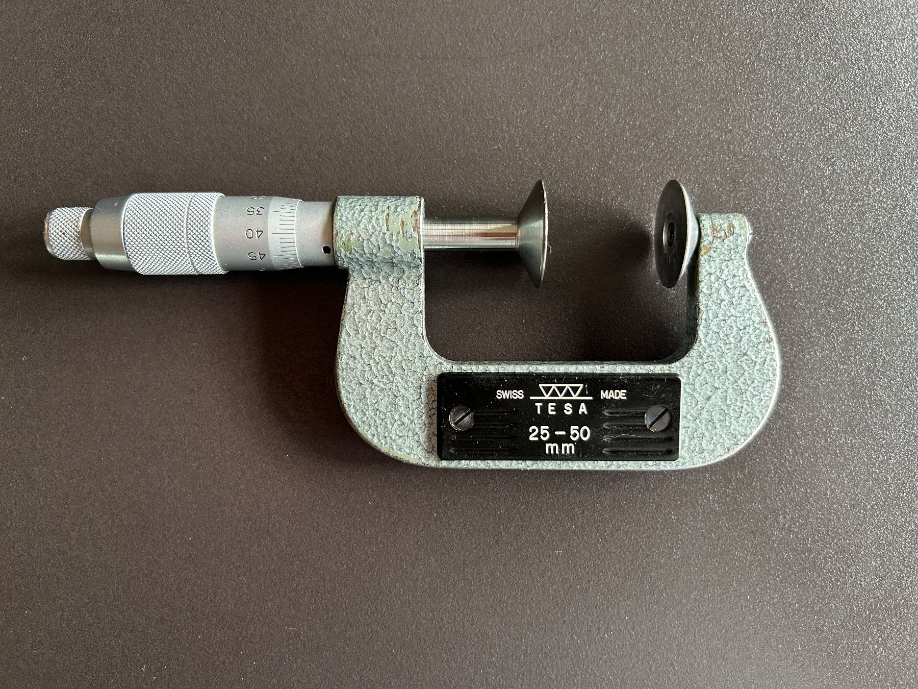 Tesa Misurare: Tellermikrometer / Zahnweitenmikrometer Tesa 25 - 50 mm – Usato da Hittnau venduto da dam_5nkp 1