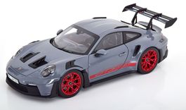 PORSCHE 911 GT3 RS 2022 GRAU/ROT 1:18 NOREV