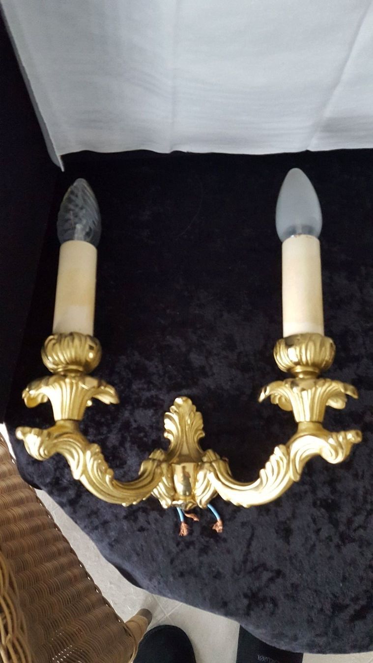 Lampen: 2 Wandappliken aus Bronce – Gebraucht aus Reinach von 3Guggerli 1