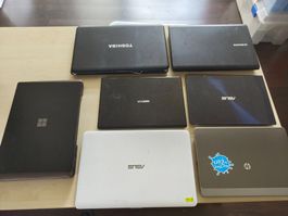 Set defekte Laptops