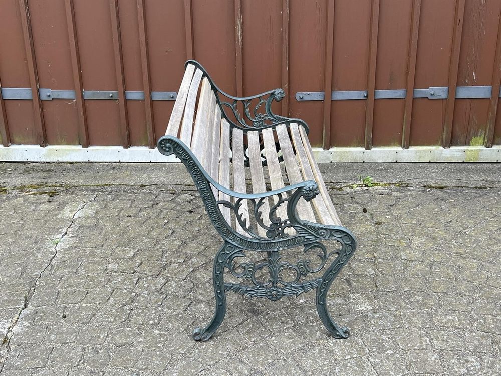 Antike Eisen Gartenbank Kaufen auf Ricardo