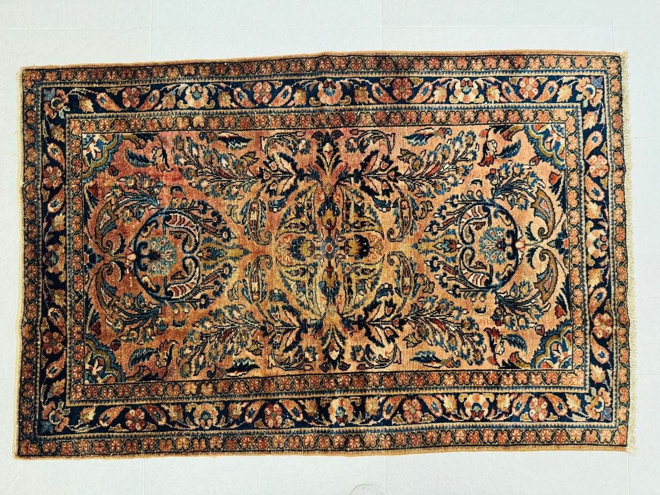 Teppiche: Alter Teppich, Sarouk 102 cm x 156 cm – Gebraucht aus Mols von armanwalensee