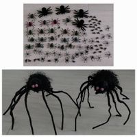 Accessoires Halloween: lot d'araignées