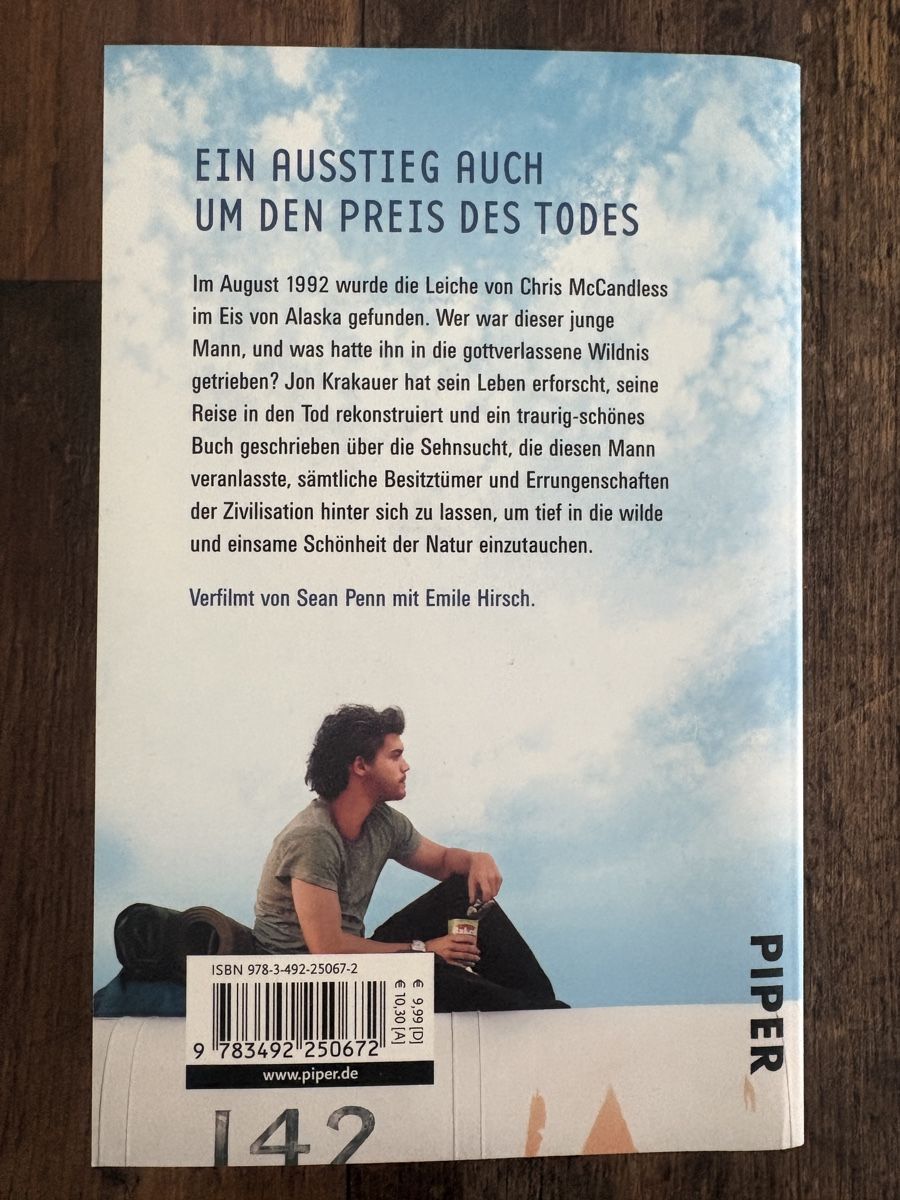 Bücher: In die Wildnis, Jon Krakauer – Gebraucht aus Spiez von nomii20 1
