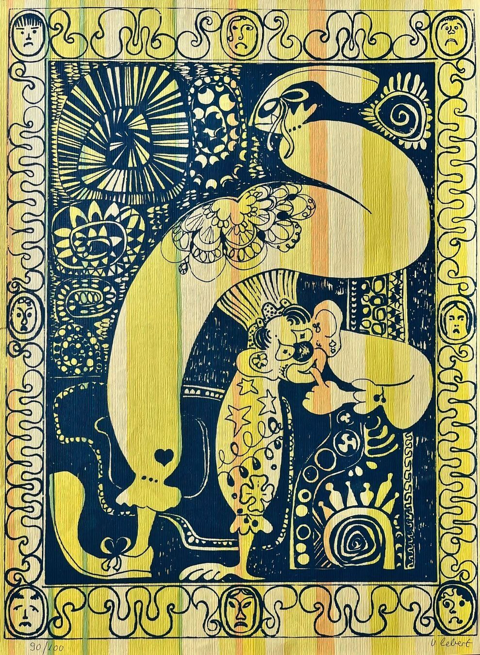 Grafica & Litografie: VERENA LEBERT  LITHOGRAPHIE SIGNIERT NUMMERIERT – Usato da Gersau venduto da grafik-kunst 8
