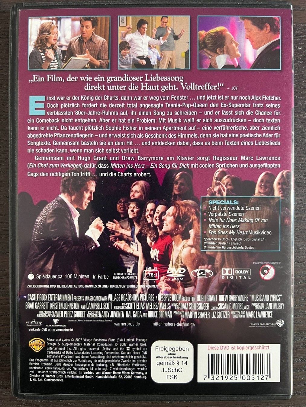 Tutti i DVDs: Mitten ins Herz – Usato da Zürich venduto da FilmFreunde 1