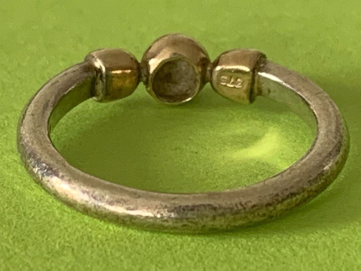 Ringe: Silberring mit 8 Karat gold 375 – Gebraucht aus Dittingen von Bellevista 2