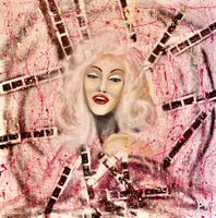 Marilyn Monroe Oil Bild Kunst Doks