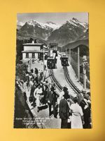 Schynige Platte Kulm Eisenbahnen Menschen 1953