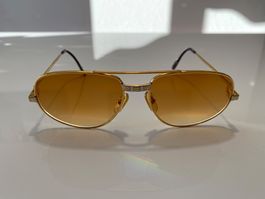 Lunettes de soleil Cartier Romance Santos Gold