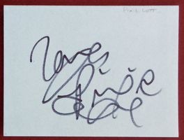 Pixie Lott Autogramm signiert Karte 10x15cm
