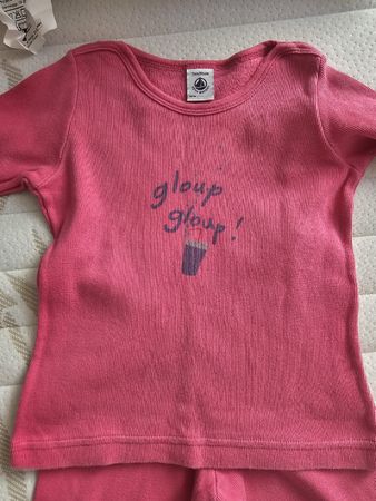 Petite Batoue Pyjama and Pink Orange Dress
