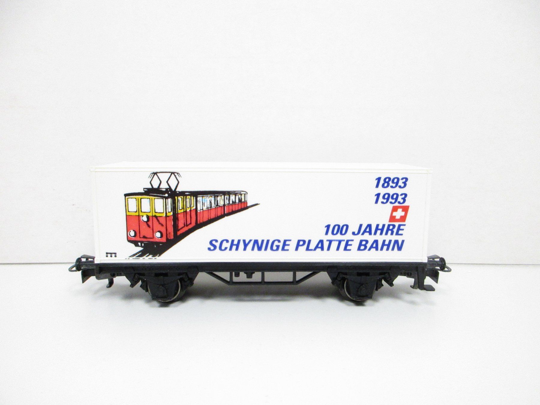 Märklin Modellini di ferrovie: Märklin H0 SoMo SBB Containerwagen "Wengeralpbahn" – Nuovo e nell'imballaggio originale da Olten venduto da Heinrich875 3