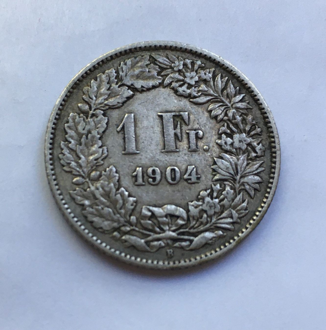 Tutti le monete: 1904 1 Franken ss-vz – Usato da Kirchberg SG venduto da Zenhad69