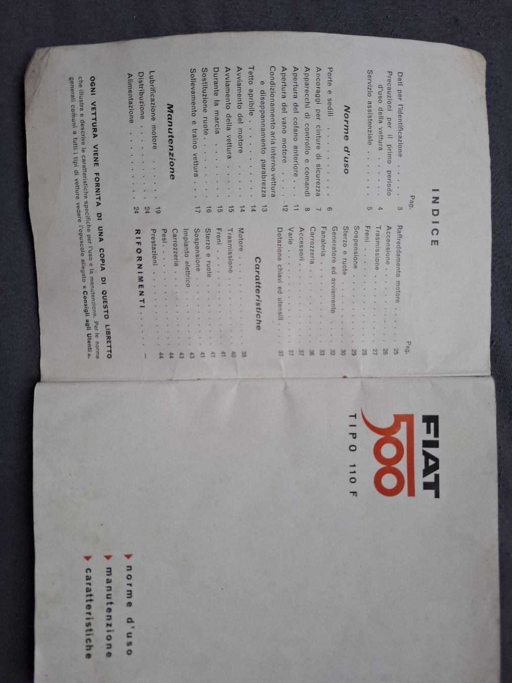 Libri: Manuel d'utilisation Fiat 500 F – Usato da Sugiez venduto da tam_y6rl 1