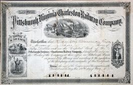 Pittsburgh, Virginia & Charleston Railway Company - 1886