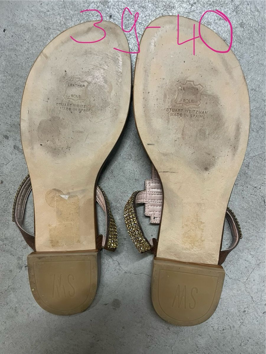 Stuart Weitzman Scarpe da donna: Stuart Weitzman Leather Sandals Sz 39/40 – Usato da Cham venduto da vsgesser 1