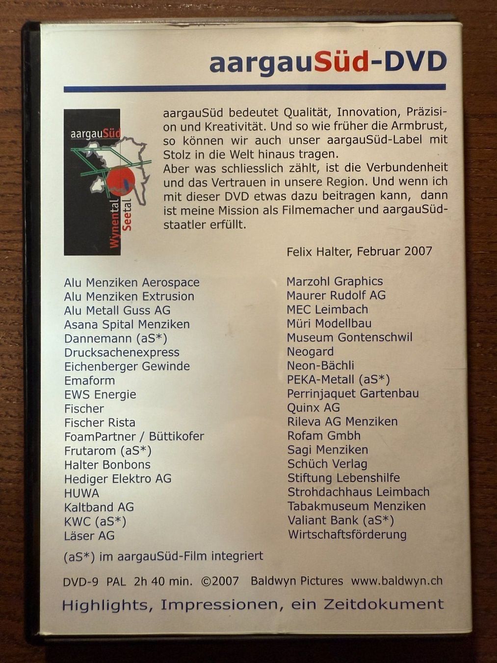 Tutti i DVDs: Aargau Süd – Usato da Zürich venduto da FilmFreunde 1