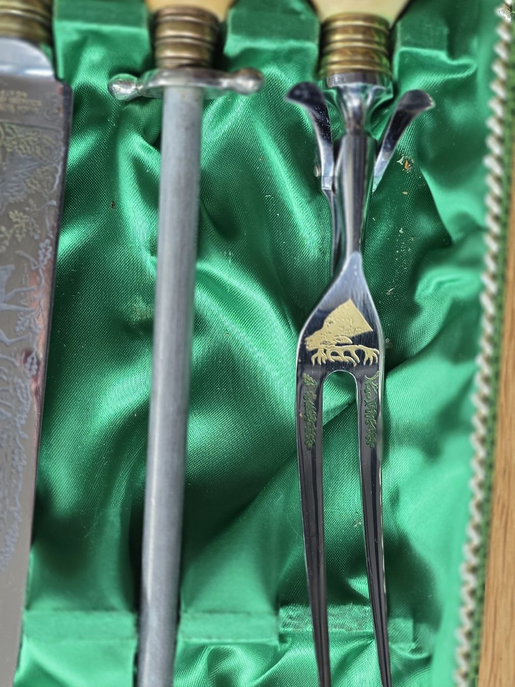 Solingen Accessori: Jagdmesser Set " Hirschmotiv " – Nuovo (secondo la descrizione) da Berikon venduto da Params 3