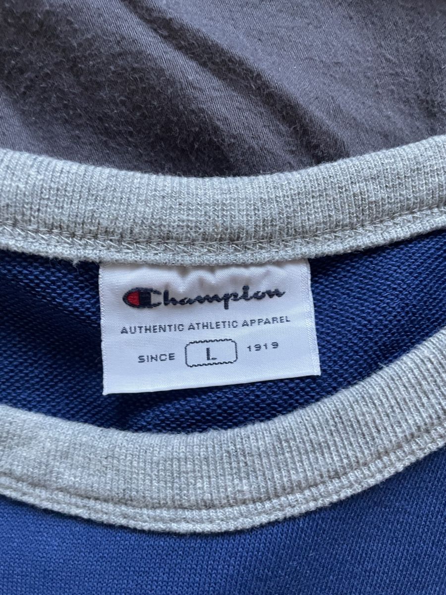 Champion Maglioni & Felpe: Pullover Champion blau grau Grösse L – Usato da Spreitenbach venduto da dar_26yd 1