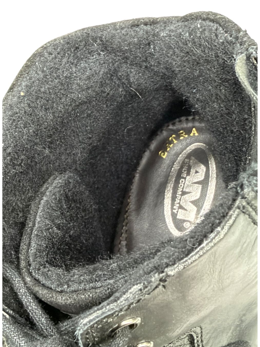 Herrenschuhe: Bottines AM en cuir noir lacées. Pointure 42 – Gebraucht aus Cossonay-Ville von PatineDuTemps 8