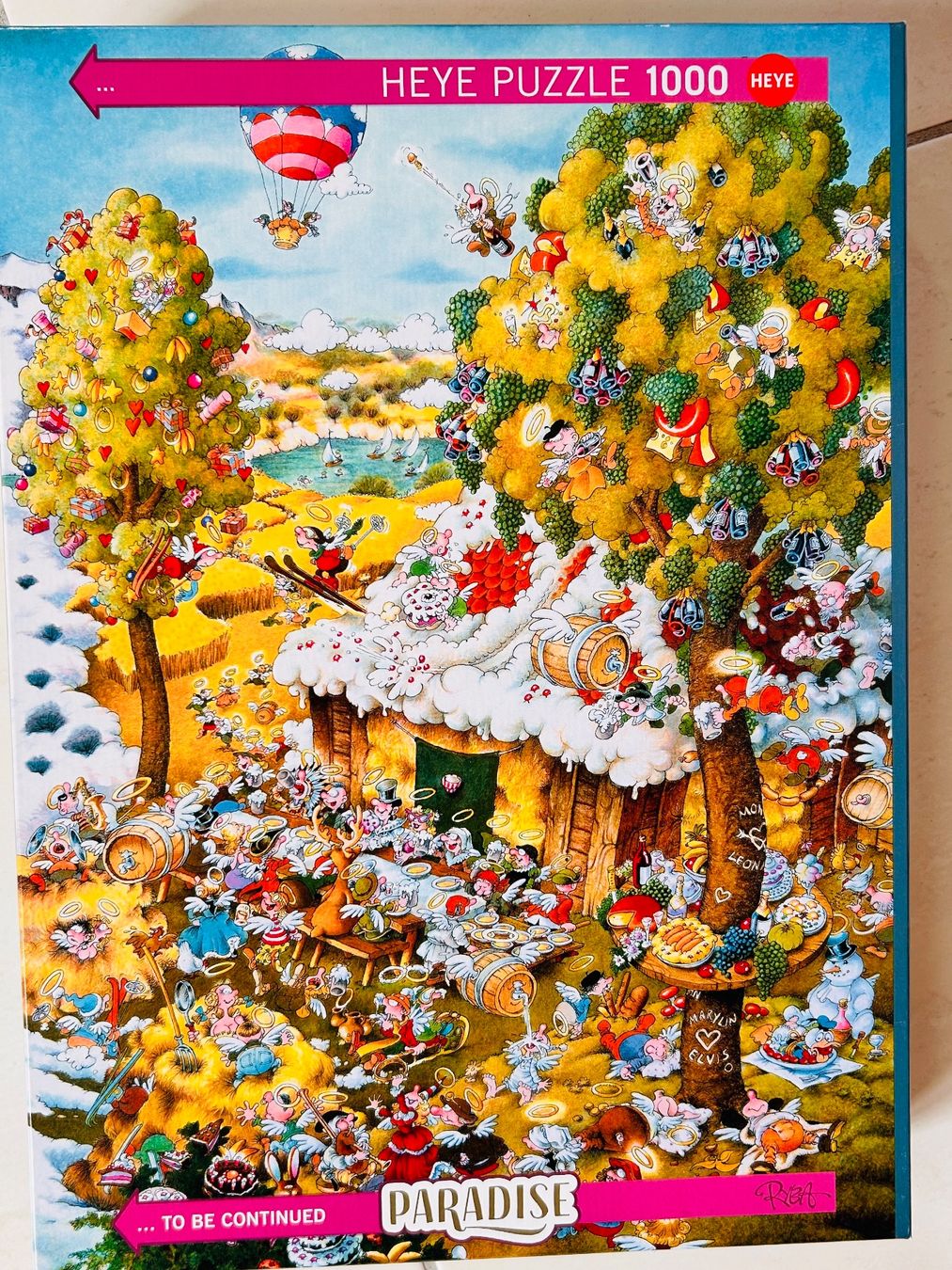 Heye Puzzles: Puzzle "Paradies" – Gebraucht aus Amden von Songbird7