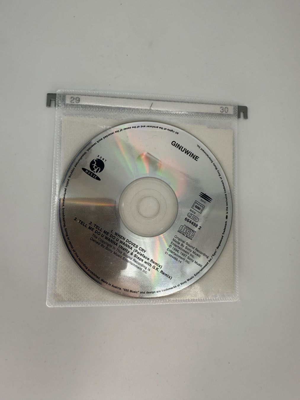 CDs: Ginuwine - When Doves Cry Single CD – Gebraucht aus Auenstein von moin. 1