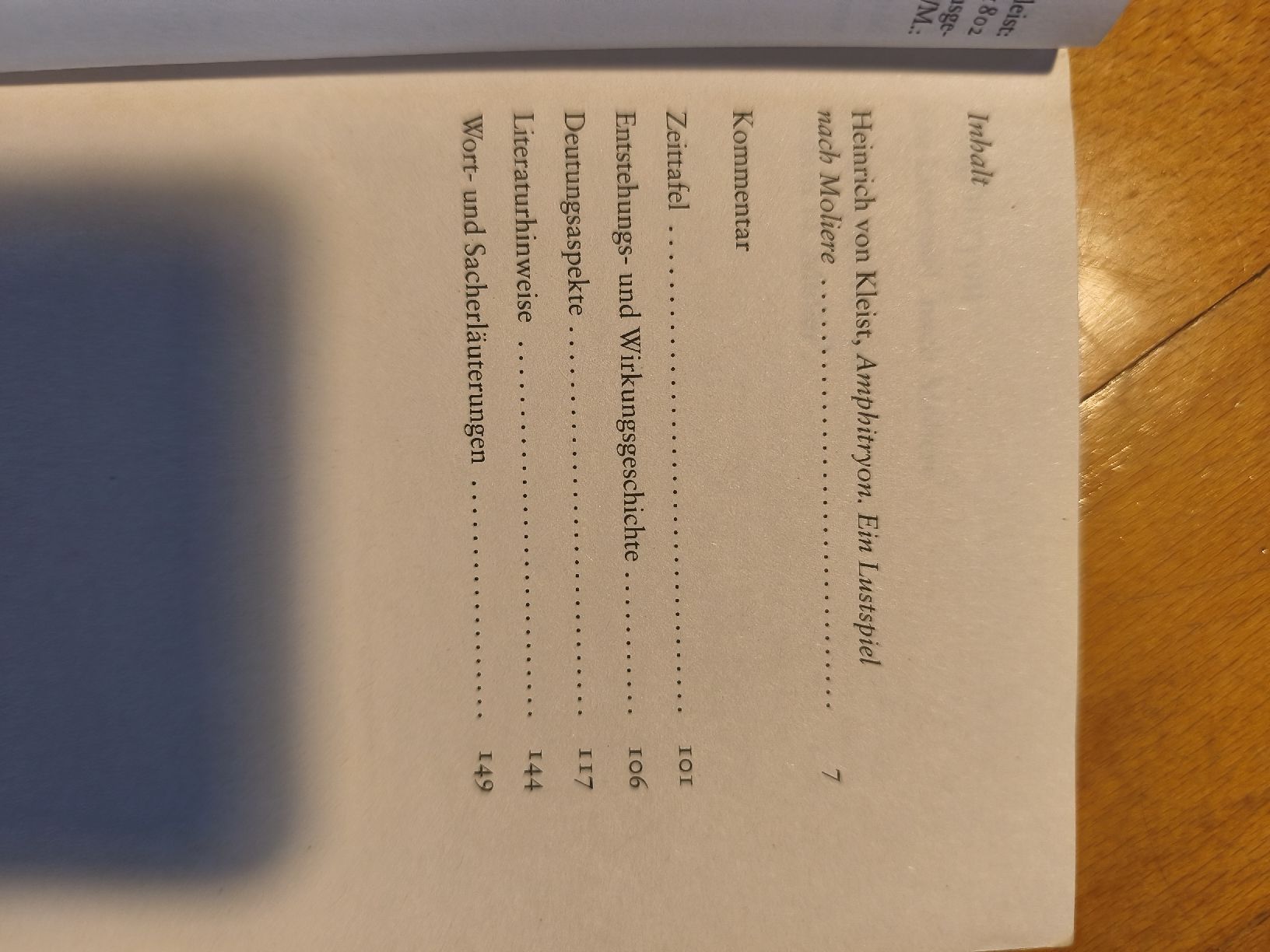 Libri: Heinrich von Kleist: Amphitryon – Usato da Brugg AG venduto da ccoorriinnee 3