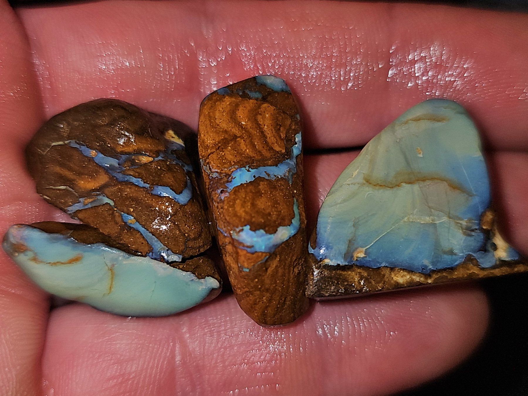 Pietre preziose: Australischer Boulder Opal Rohsteine – Usato da Uerkheim venduto da Winwinner 2