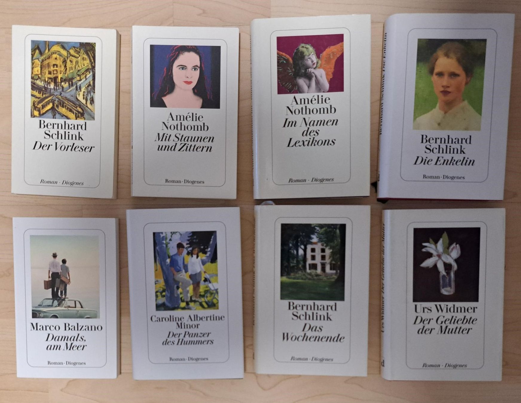 Libri: 8x Romane, Diogenes, gemischtes Bücherpaket – Usato da Basel venduto da Patiscat