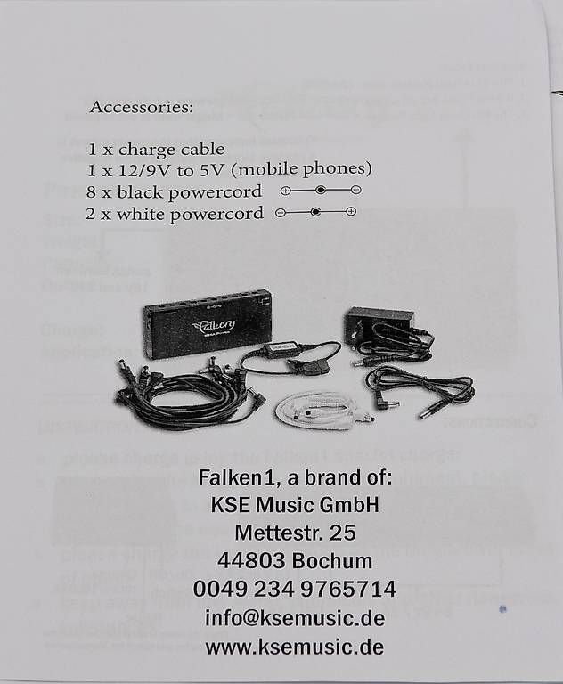 Strumenti musicali: Falken 1 Mega Power Bank – Nuovo e nell'imballaggio originale da Torny le Grand venduto da cla_w6np 5
