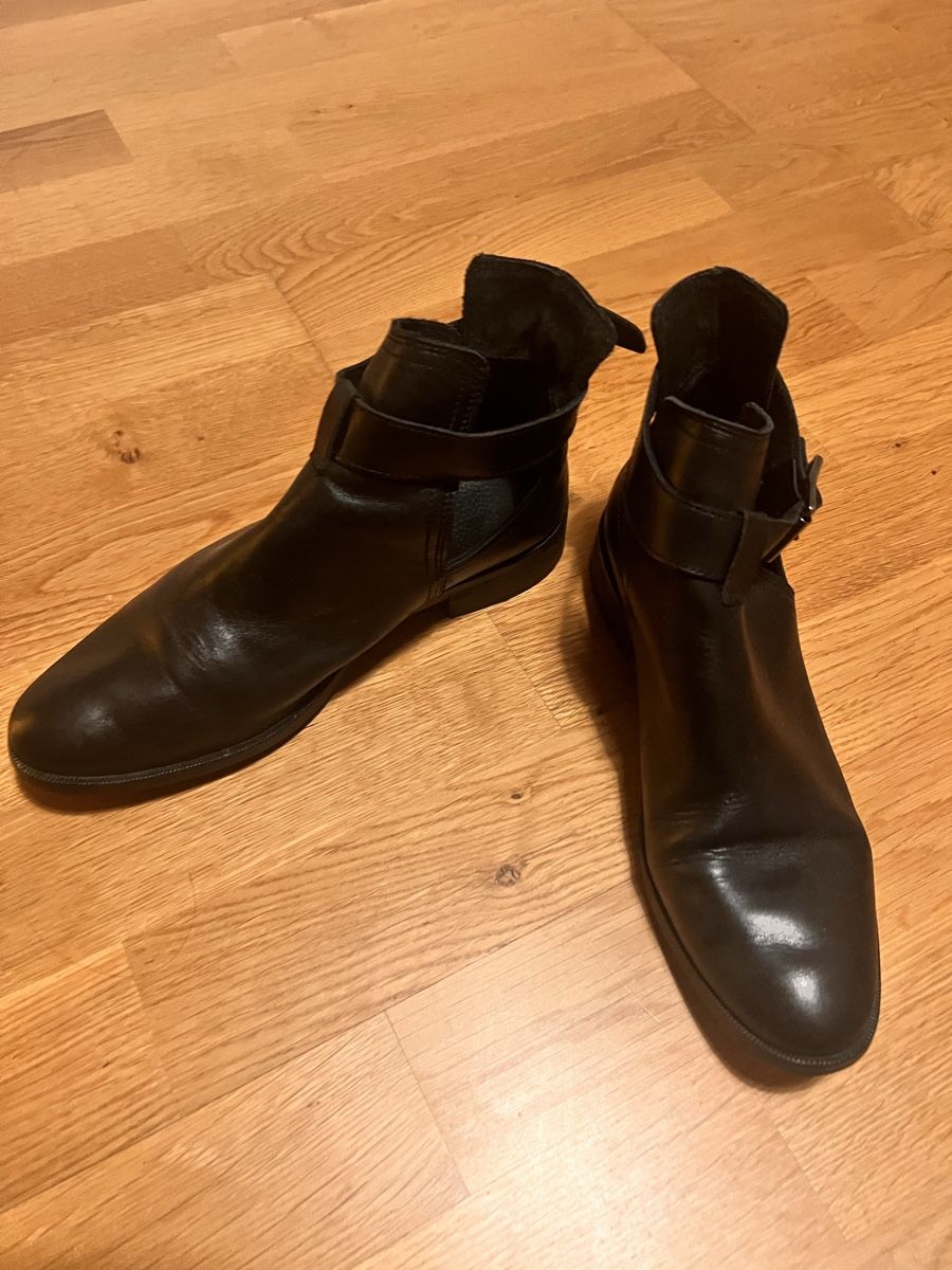 Scarpe da donna: Schwarze Leder Ankle Boots Gr. 38 – Usato da Zürich venduto da Dory84 1
