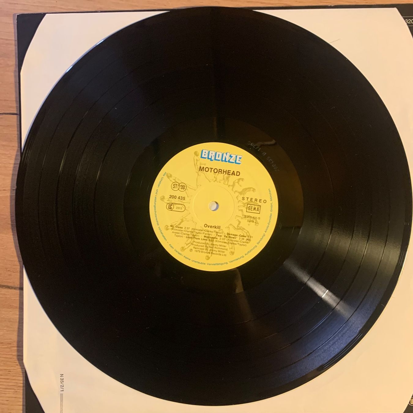 Dischi in vinile: MOTÖRHEAD - OVERKILL...LP OG GER 1979...VG++/VG++ – Usato da Gals venduto da Diskopat 2