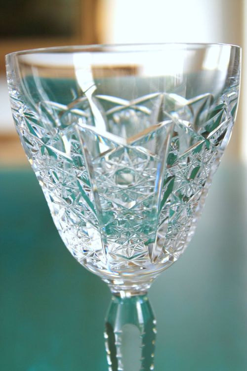 Bleikristall Glaser Handgeschliffen
