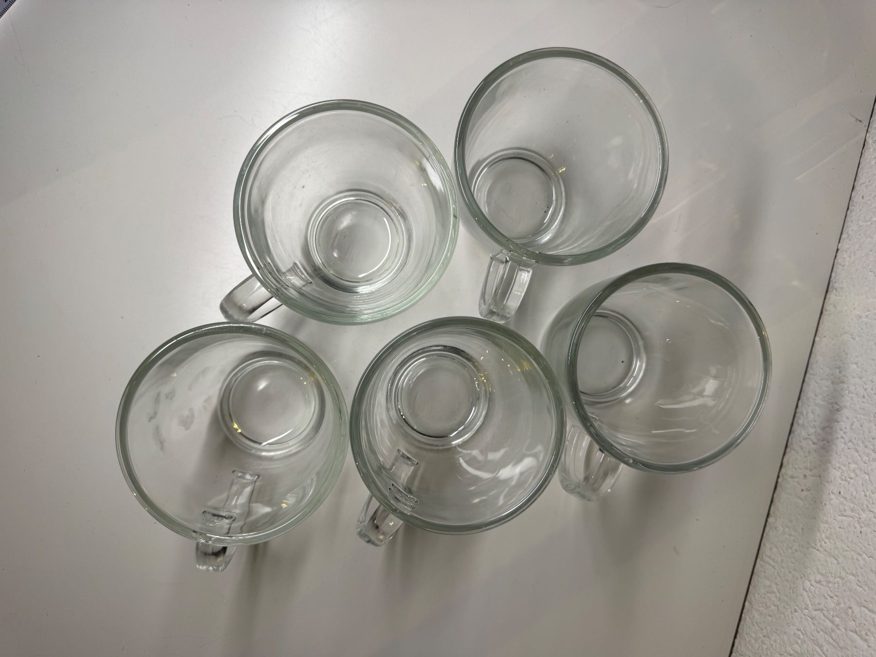 Bicchieri: 5 transparente Teegläser mit Henkel – Usato da Grosswangen venduto da Second_hand_paradise 4