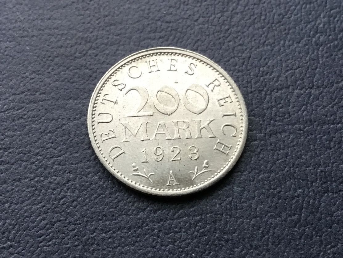Tutti le monete: Drittes Reich 200  Reichsmark 1923 A – Nuovo (secondo la descrizione) da St. Margrethen SG venduto da alfapeugeot10