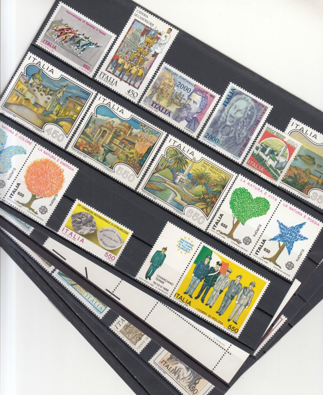 Tutti i francobolli: Italien 1986 postfrisch – Usato da Bürglen TG venduto da StampGraf