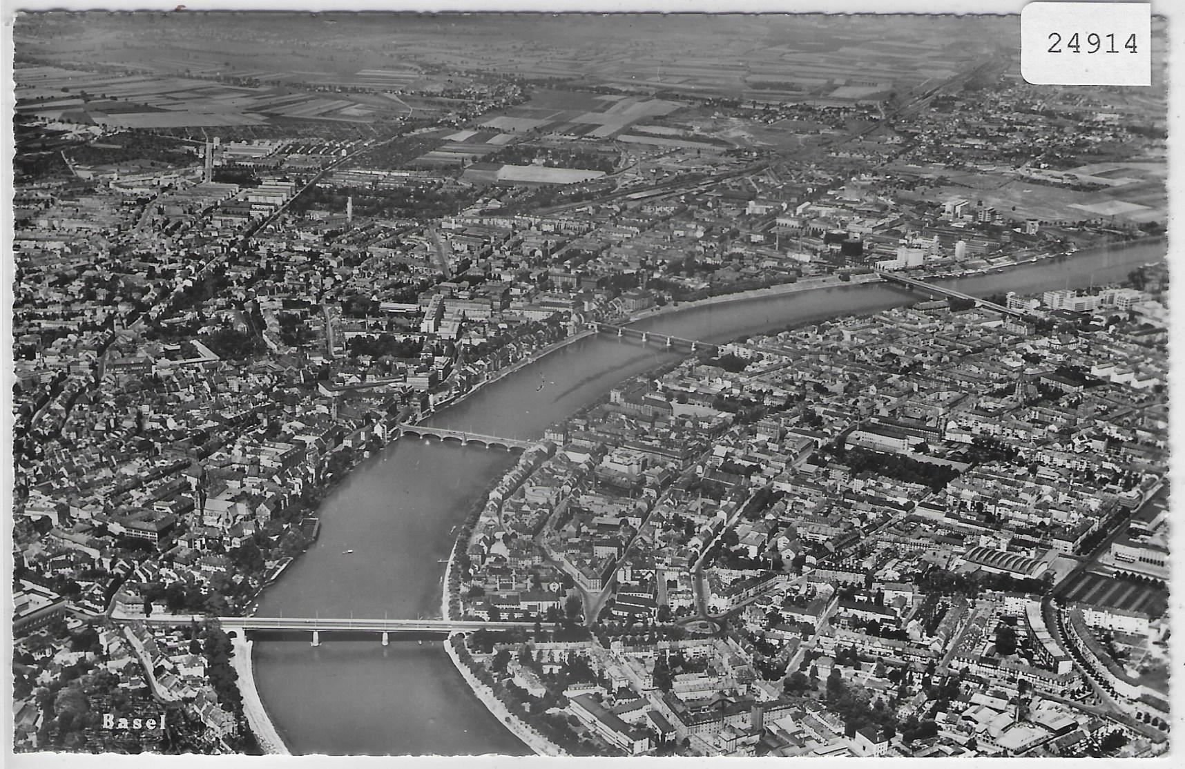 Cartoline postali: Flugaufnahme - Basel – Antico da Ettingen venduto da Kartenplanet