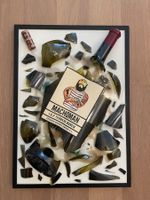 Rotweinflasche (Machoman) Epoxid Bottle Art Bild