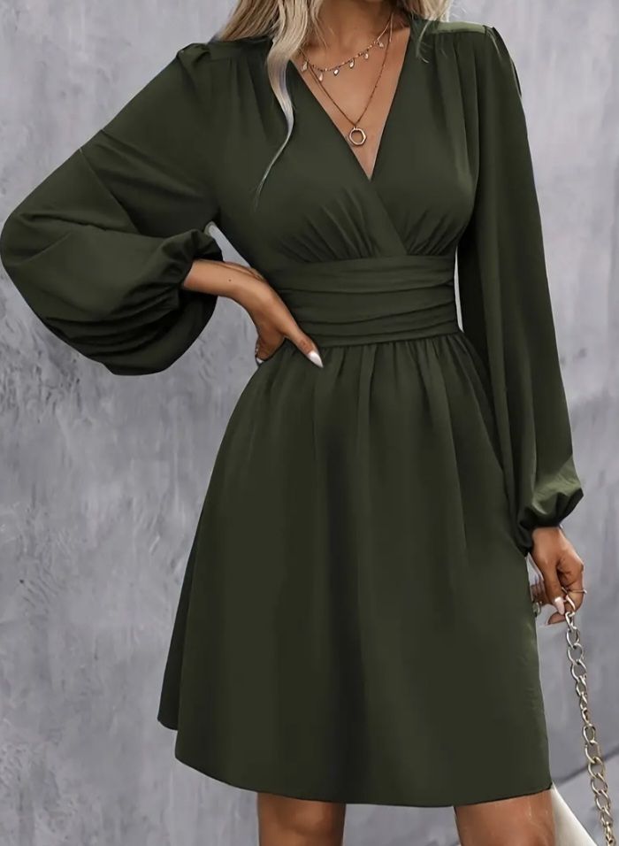 Vestiti: Elegantes Kleid mit Puffärmeln Gr. S – Nuovo (secondo la descrizione) da Zofingen venduto da Just_That_Thing 4