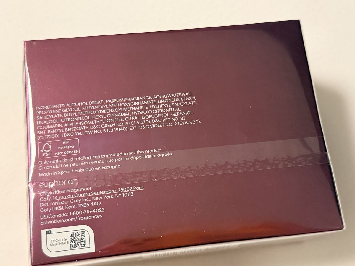Calvin Klein Profumi & Eau de Toilette: Calvin Klein Euphoria 100ml – Nuovo e nell'imballaggio originale da Bellach venduto da Lea068 1